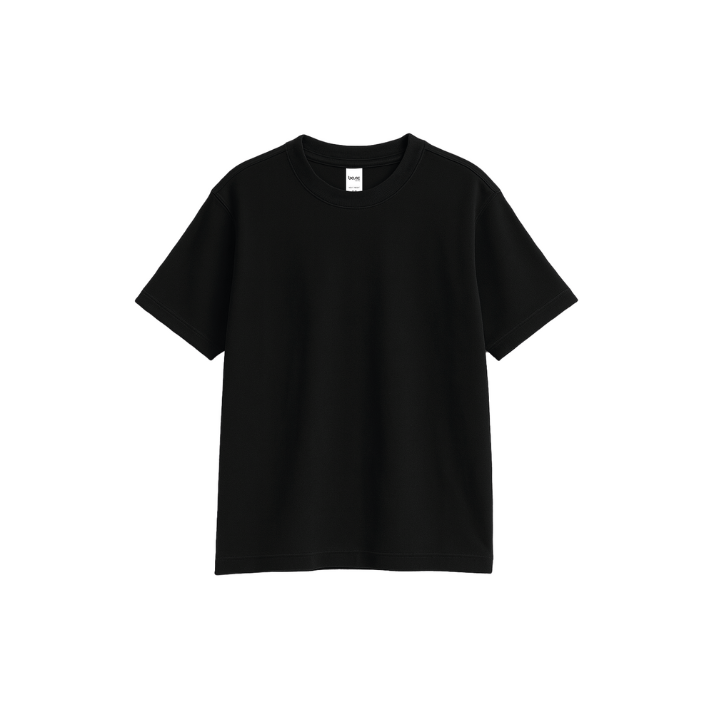 PLAYERA UNISEX OVERSIZE | BLACK | 200 g